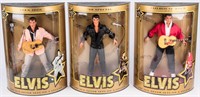 3 Hasbro Collector Edition Elvis Presley Dolls NIB
