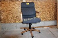 Tall back Blue Adjustable Chair