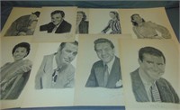 D.A. Ahrens. Signed Portraits and Autographed.