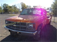 1998 CHEVROLET GC3 DUAL WHEEL W/ HOLMES WRECKER BO