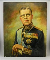 Helmer Barklund Gustaf VI Adolf Portrait