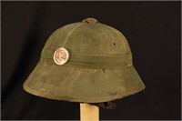 VietNam War NVA pith helmet (od canvas)