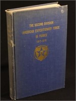 1937 hardcover unit history of the 2nd Division AE