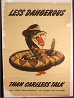 WWII W.S. OWI propaganda poster