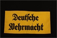 WWII Nazi "Deutsche Wehrmach" armband