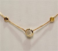 10kt Yellow Gold Diamond (0.70ct) Necklace