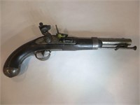 U.S. Model 1837 Johnson Flintlock Pistol,