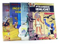 Lot de 4 volumes en suédois. Rare !