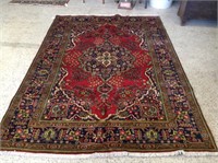 Vintage Persian Tabriz Carpet  - 3467
