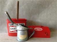 Vintage Tech Tool Box & Champion Advertising