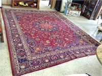 Vintage Persian Mashad Carpet - 30190