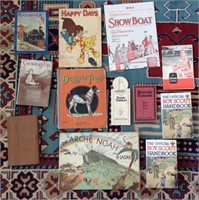 Lot of 12 Vintage & Antique Children's Books