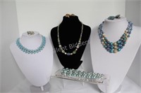 Costume Jewelry & Enamel Necklaces