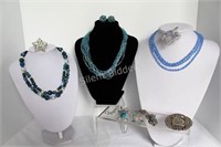 Costume Jewellery, Necklaces & Earring Set