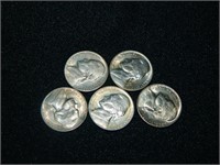 5  1950D KEY DATE JEFFERSON NICKELS