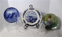 Collector Plates & Crystal Bohemian Bells
