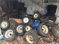 Assorted Tires.
