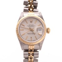 A Lady's Rolex Oyster Perpetual Datejust Watch