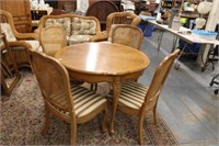 5pc. French Table w/ 4 chairs & 1 leaf