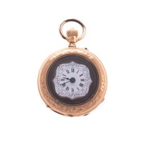 An 18K Yellow Gold Swiss Pocket Watch