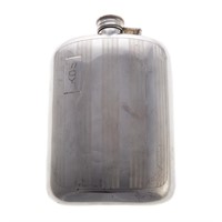 American sterling silver flask
