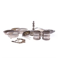 American & Continental silver items (11)