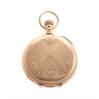 An 18K Yellow Gold Hunter's Pocket Watch Case