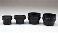 Four Sony Converter Camera Lenses