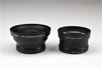 Two Canon Converter Lenses w/ Adapter Rings