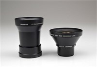 Two Olympus Camera Lenses