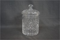Godinger Freedom Crystal Biscuit Jar with Lid