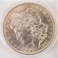 Coin 1881-P Morgan Silver Dollar BU