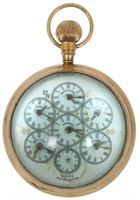 5 in. World Time Crystal Ball Clock