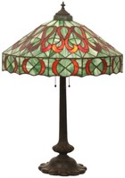 21 in. Leaded Table Lamp