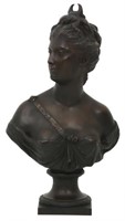 Houdon Bronze Bust - Sculpture of Diana