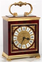 Brass Cartier Striking Desk Clock