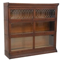 Grand Rapids Oak Double Stacking Bookcase