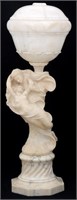 Giovanni Brogi Carved Alabaster Lamp