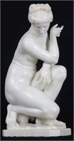 Carved Italian Marble Sculpture of Venus