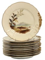 12 G. Demartine & Cie. Limoges Fish Plates