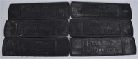 6-HARLEY DAVIDSON 1914-39 FLOOR BOARD MATS