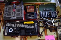 Tray of Tools-Allen Wrenches, Sockets,