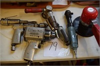 Lot of Air Tools-Impact Wrench, Grinder, Sander