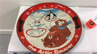 Vintage original the arctic saucer snowboard