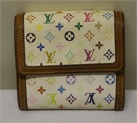 WHITE LOUIS VUITTON WALLET