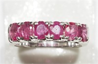 Sterling Silver Ruby (1.80ct) Ring (Made in Canada