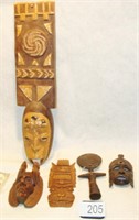 Wood Carved Tribal Figures