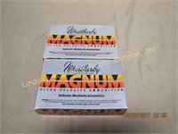 2 boxes 40 total rounds- Weatherby Magnum