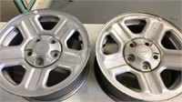 Lot of two Jeep Wrangler wheels 1997 - 2008