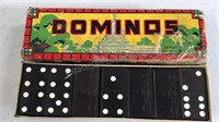 Vintage HALSAM Domino's with original box, note